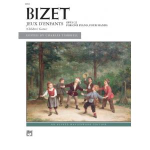 Bizet: Jeux d'enfants, Opus 22 Piano Duet (1 Piano, 4 Hands) Book