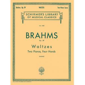 Brahms：Waltzes, Op. 39 - Schirmer Library of Class...