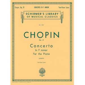 Chopin : Concerto No. 2 in F minor, Op. 21 (Piano ...