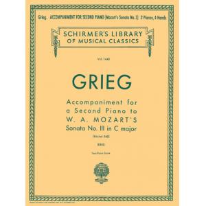 Grieg : Accompaniment for a 2nd Piano to Mozart So...