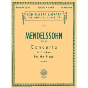 Mendelssohn：Concerto No. 2 in D minor, Op. 40 - Sc...