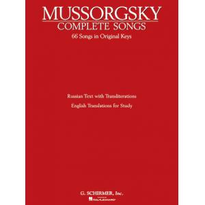Mussorgsky：Complete Songs for Voice - Schirmer Lib...