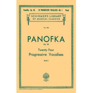 Panofka：24 Progressive Vocalises, Op. 85, Book I f...