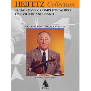 Tchaikovsky Complete Works for Violin and Piano Heifetz Critical Edition