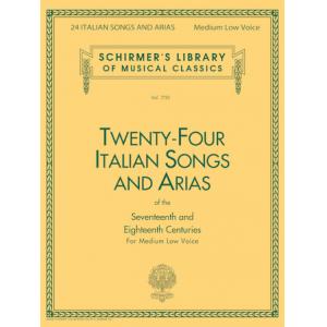 24 Italian Songs of the 17th and 18th Centuries, M...