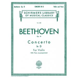Beethoven：Concerto in D Major, Op. 61 - Schirmer L...