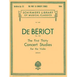 Beriot：First 30 Concert Studies,Op. 123 (Berkley) ...