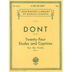Dont：24 Etudes and Caprices, Op. 35 (Berkley) - Sc...