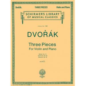 Dvorák：3 Pieces (Klopcic) - Schirmer Library of Cl...