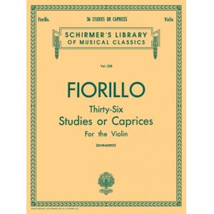 Fiorillo：36 Studies or Caprices (Schradieck) - Sch...