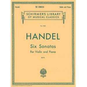 Handel：6 Sonatas (Betti) - Schirmer Library of Cla...