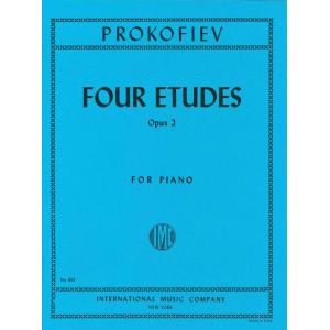 Prokofiev：Four Etudes, Op. 2 FOR Piano
