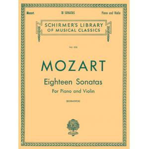 Mozart：18 Sonatas (Schradieck-Rihn) - Schirmer Lib...