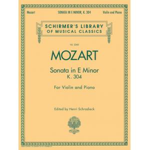 Mozart：Violin Sonata in E Minor, K. 304 - Schirmer...