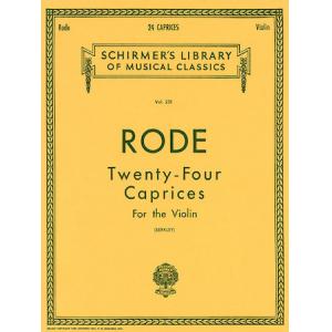 Rode : 24 Caprices for Violin with Piano Accompani...