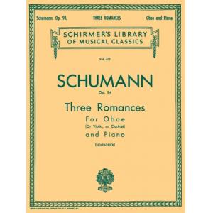 Schumann：3 Romances, Op. 94 (Schradieck) - Schirme...