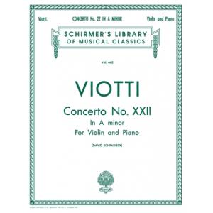 Viotti：Concerto No. 22 in A minor (David-Schradiec...