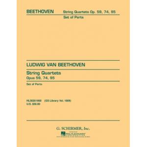 Beethoven：String Quartets, Op. 59, Nos. 1, 2, 3; O...