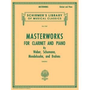 Masterworks for Clarinet and Piano - Schirmer Libr...