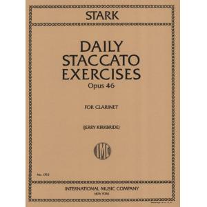 Stark：Daily Staccato Exercises Opus 46 (J. Kirkbri...