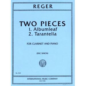 Reger：2 Pezzi (Foglio D'Album E Tarantella) (Simon...