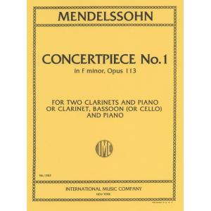 Mendelssohn：Concertpiece No. 1 in F minor, Opus 11...