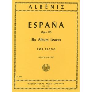 Albéniz：España (Six Album Leaves), Op.165