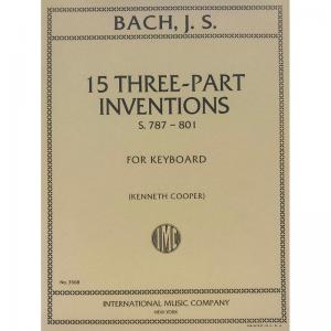 Bach：15 Three-Part Inventions, S. 787-801