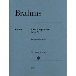 Brahms : Two Rhapsodies, Op. 79 (Urtext)