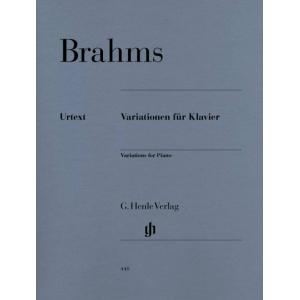亨樂鋼琴獨奏 - Brahms：Variationen Fur Klavier
