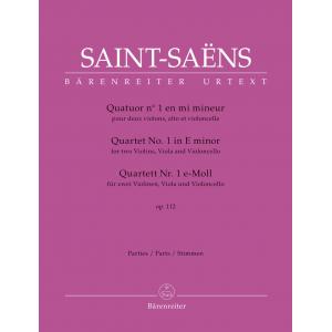 Saint-Saëns : String Quartet No. 1 in E Minor, Op....