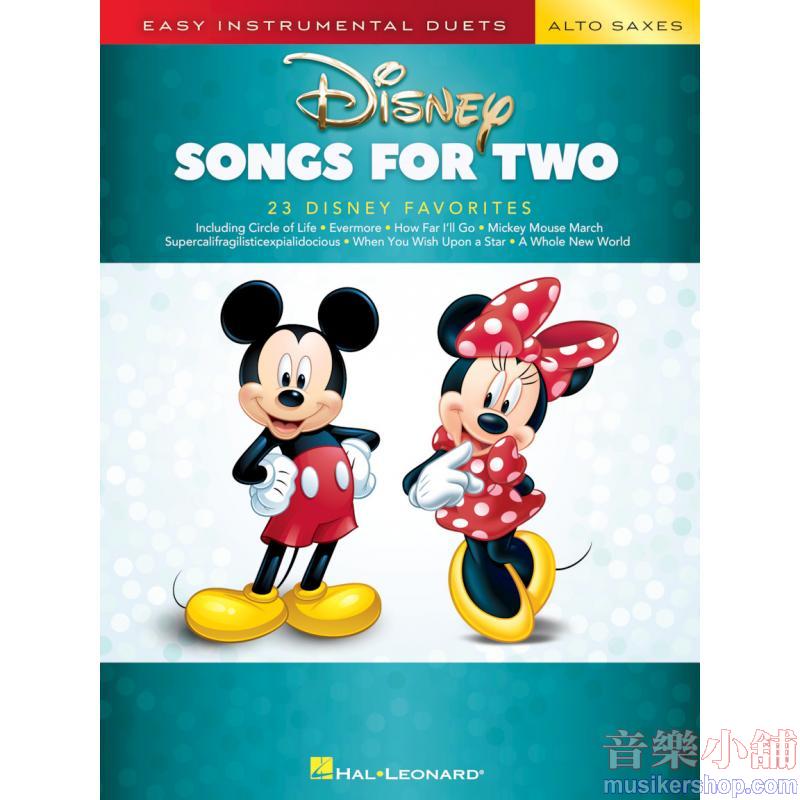 Disney Songs for Two Alto Saxes