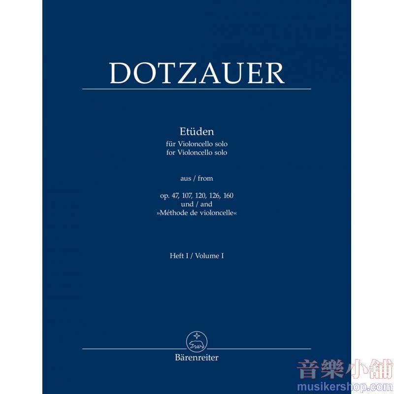 Dotzauer : Etudes for Violoncello solo  (Volume I)