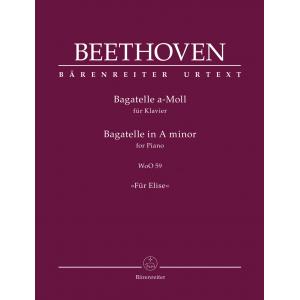 Beethoven : Bagatelle in A minor WoO 59 "Für Elise...