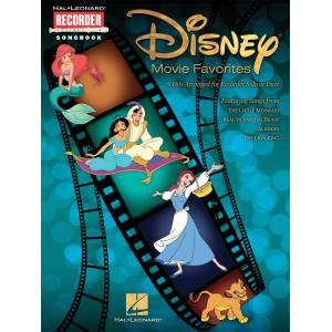 Disney Movie Favorites 9 Hits Arranged for Recorder Solo or Duet