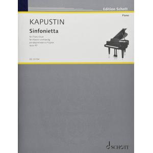Kapustin : Sinfonietta for Piano Duet (1 Ppiano 4 hands)