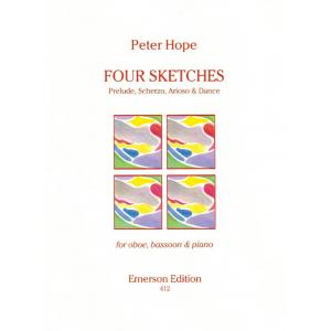 Peter Hope : ​Four Sketches (Oboe, Bassoon, Piano)