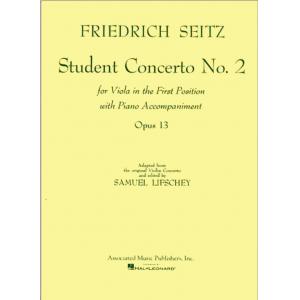Seitz : Student Concerto No. 2, Op. 13 for Viola (First Position) and Piano