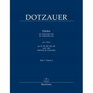 Dotzauer : Etudes for Violoncello solo  (Volume I)