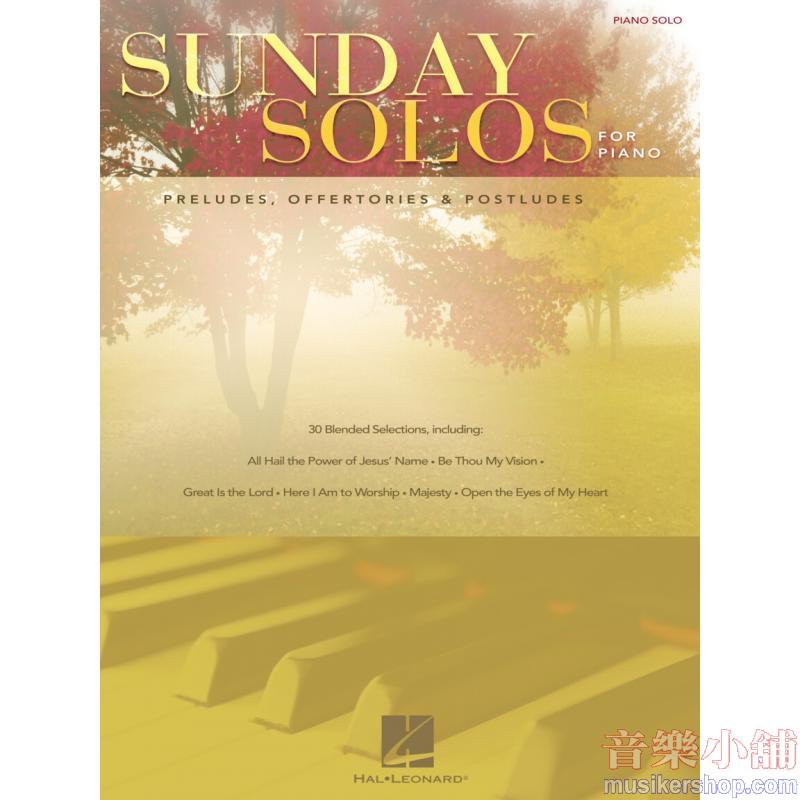 Sunday Solos for Piano (Preludes, Offertories & Postludes)