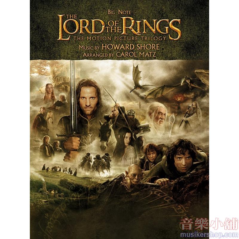 The Lord of the Rings Trilogy – Music from the Motion Pictures Arranged for Big Note Piano