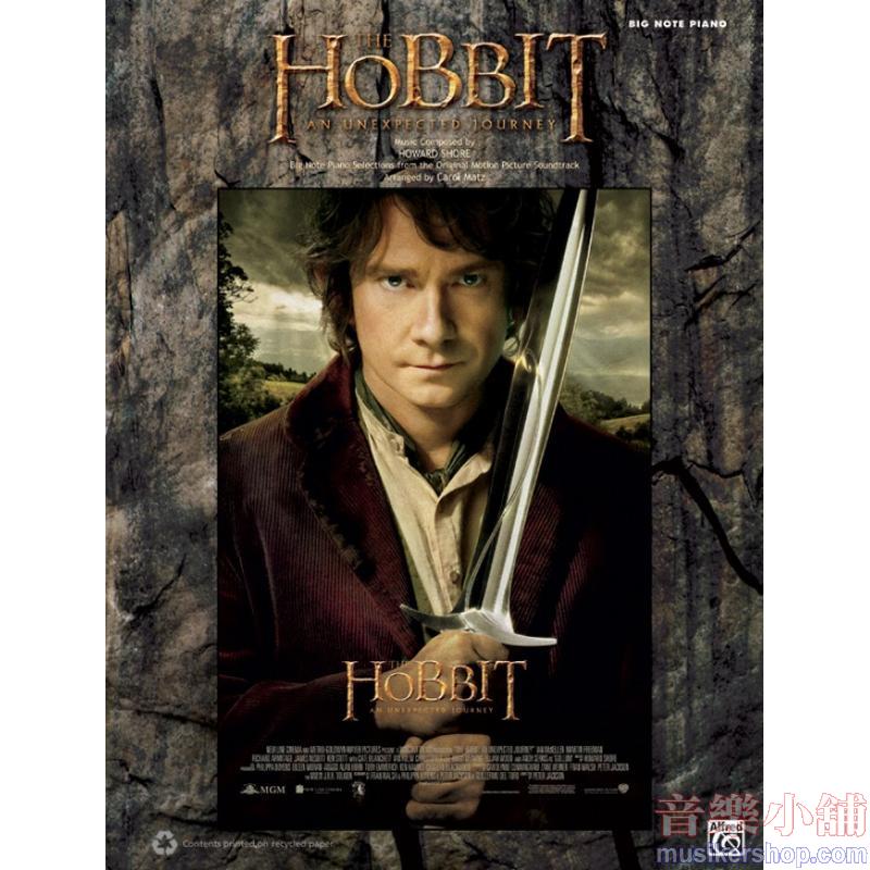 The Hobbit: An Unexpected Journey — Sheet Music Selections from the Motion Picture Big Note Piano