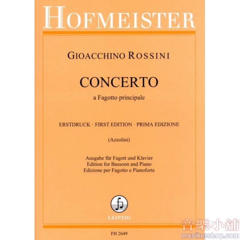 Gioachino Rossini : Concerto a Fagotto principale