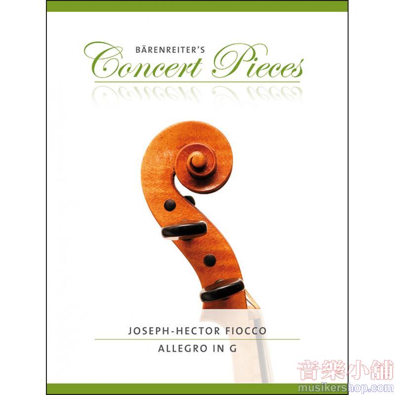 Joseph-Hector Fiocco : Allegro for Violin and Piano in G major