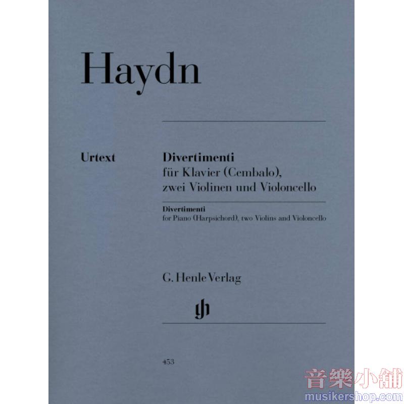 Joseph Haydn : Divertimenti for Piano (Harpsichord), Two Violins and Violoncello