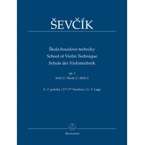 Ševcík : School of Violin Technique op. 1 – Book 2 / 2nd–7th Position