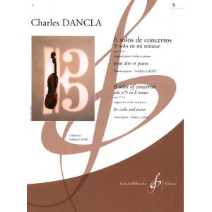 Charles Dancla : 6 Solos De Concertos