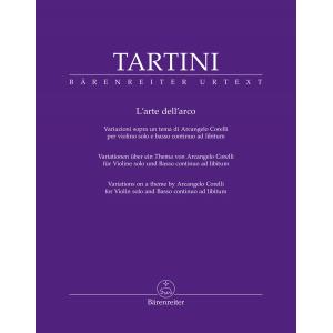 Tartini : L'arte dell’arco for violin solo and bas...