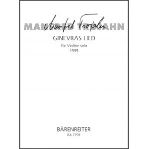 Manfred Trojahn : Ginevra's Song for Violin Solo
