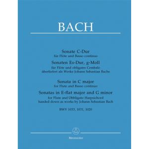 Bach : Sonata in C major / Sonatas in E-flat major...